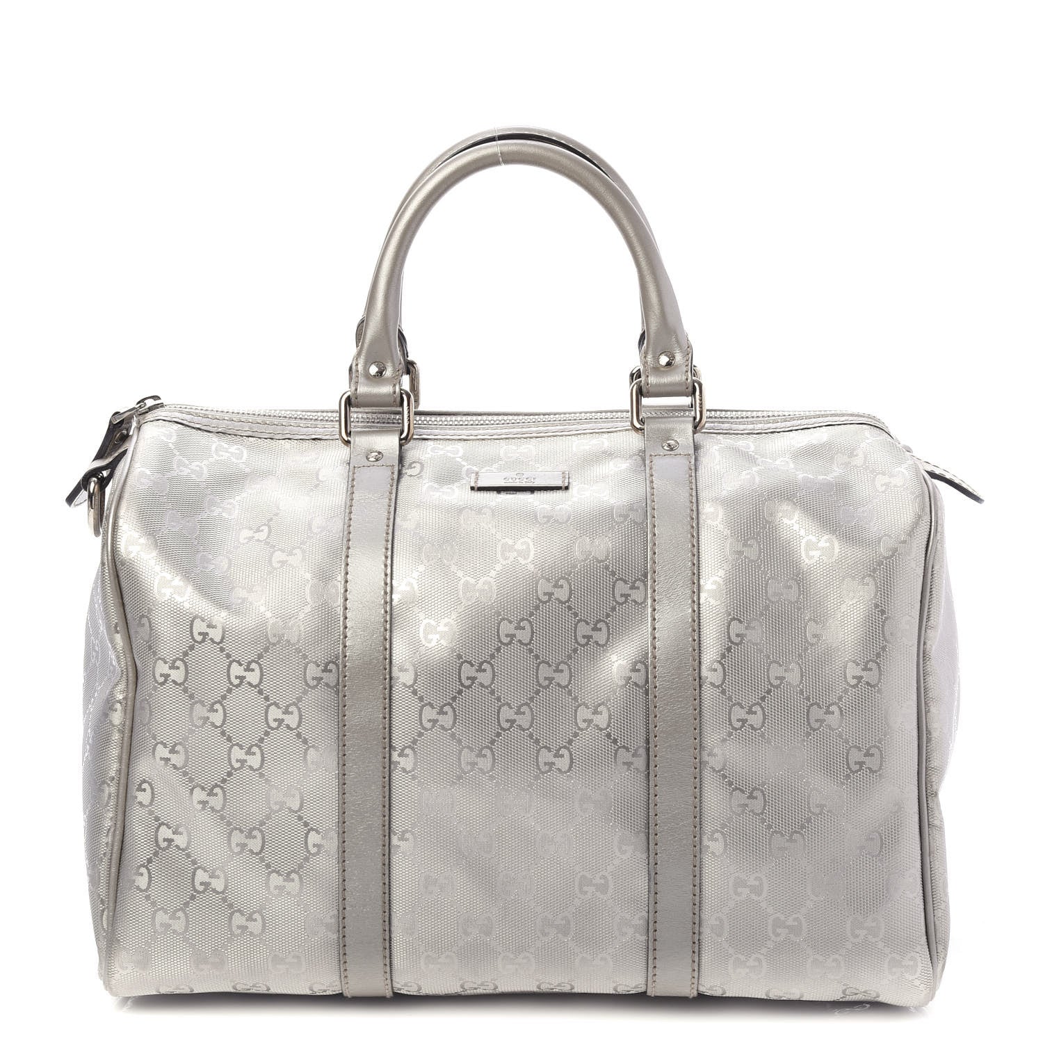 Gucci Imprime Monogram Medium Joy Boston Silver 1 of 11