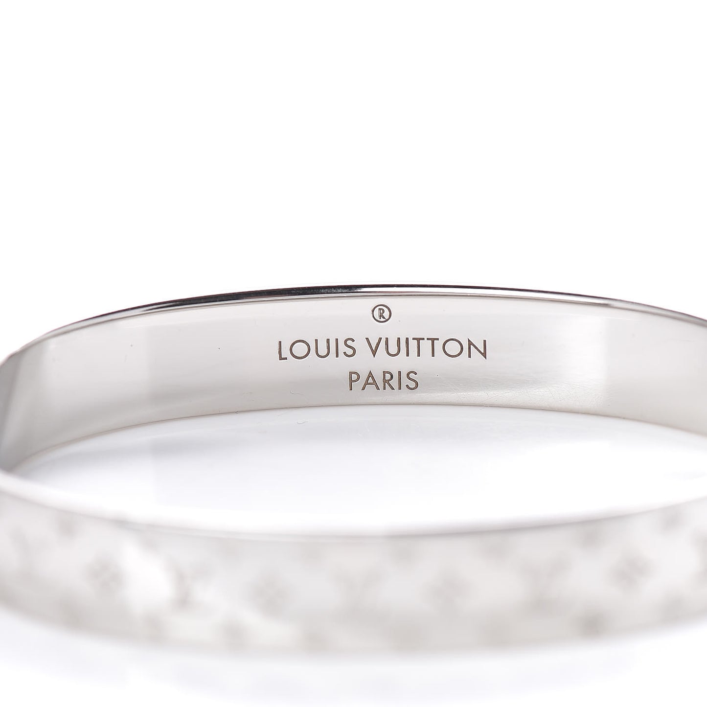 Palladium Monogram Nanogram Cuff S
