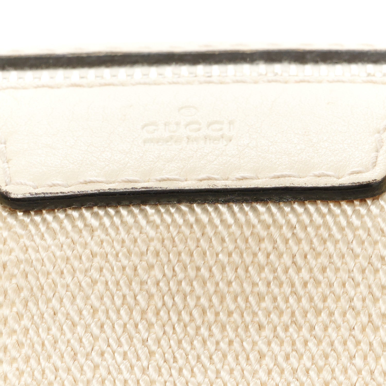 Gucci Calfskin Vintage Web Medium Boston Mystic White 10 of 14