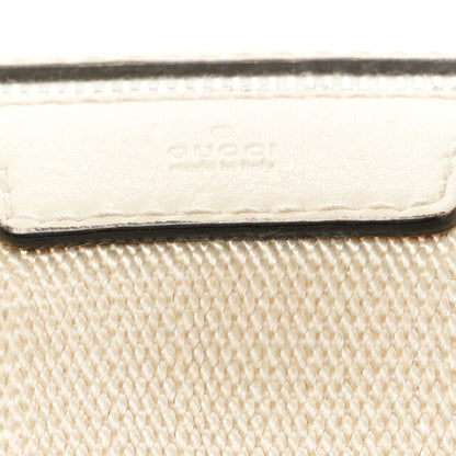 Gucci Calfskin Vintage Web Medium Boston Mystic White 10 of 14