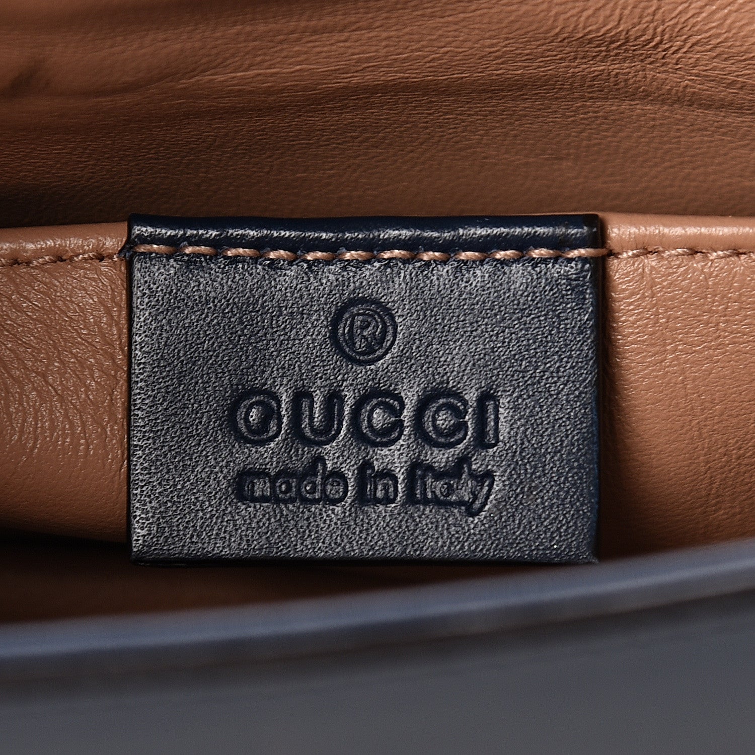 Gucci Nappa Pearl Studded Mini Queen Margaret Broadway Shoulder Bag Blue Agata 7 of 11