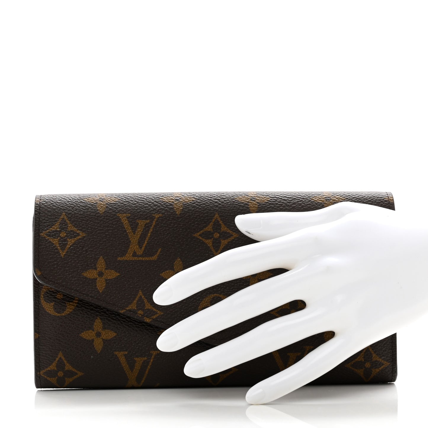 Monogram Sarah Wallet NM Coquelicot