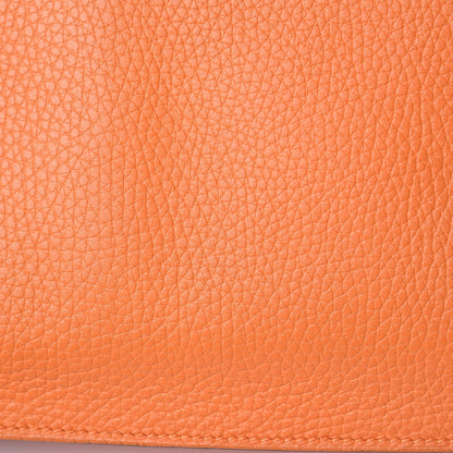 Hermes Taurillon Clemence Jypsiere 28 Orange 17 of 19