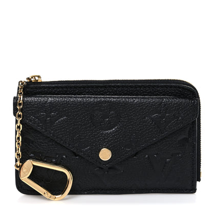Louis Vuitton Empreinte Recto Verso Card Holder Black 1 of 6