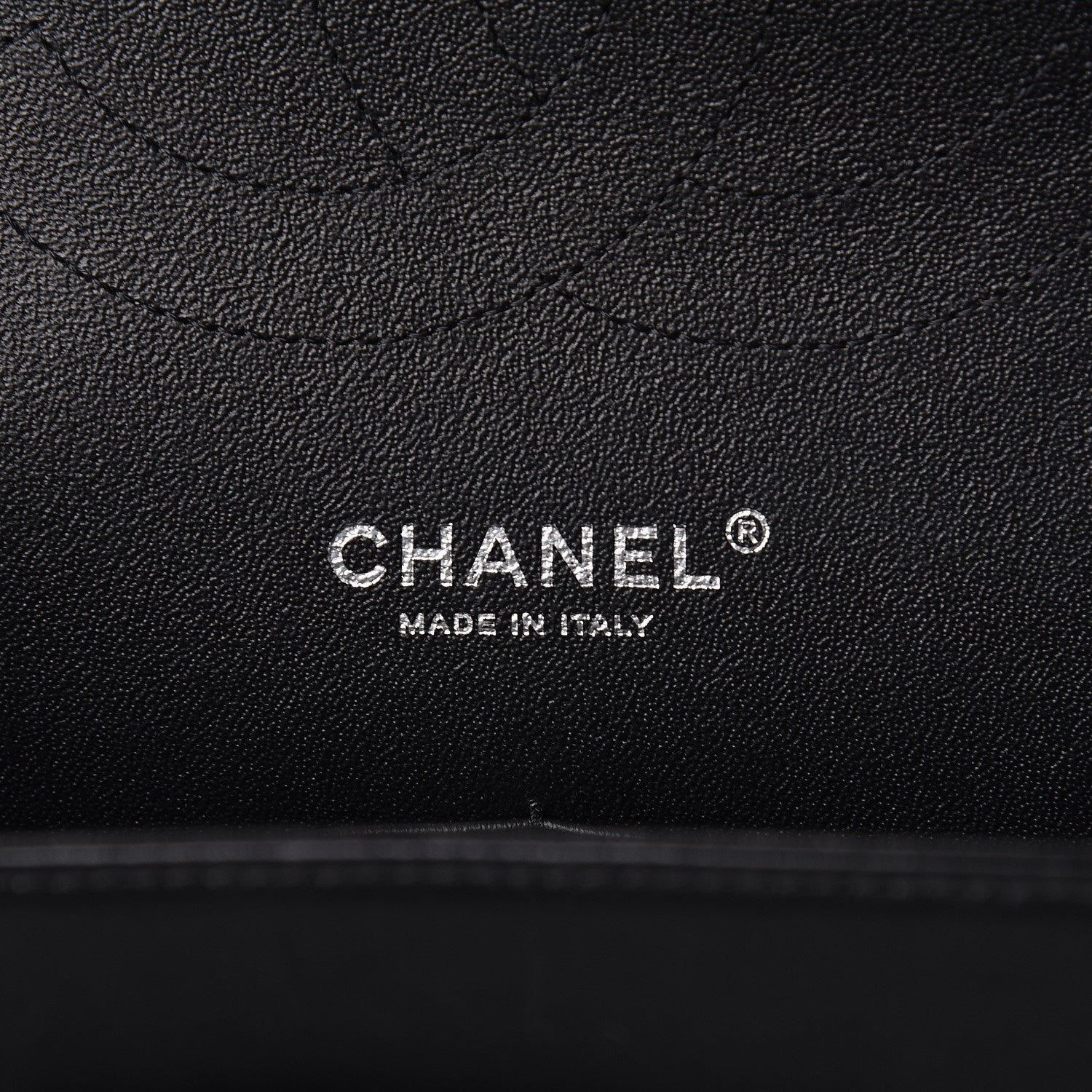 Chanel Lambskin Chevron Quilted Jumbo Double Flap Black 6 of 14
