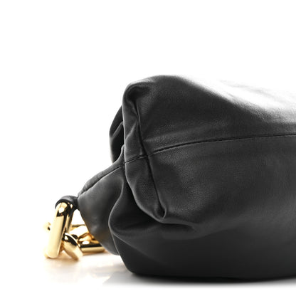 Bottega Veneta Calfskin The Pouch Chain Black 9 of 10