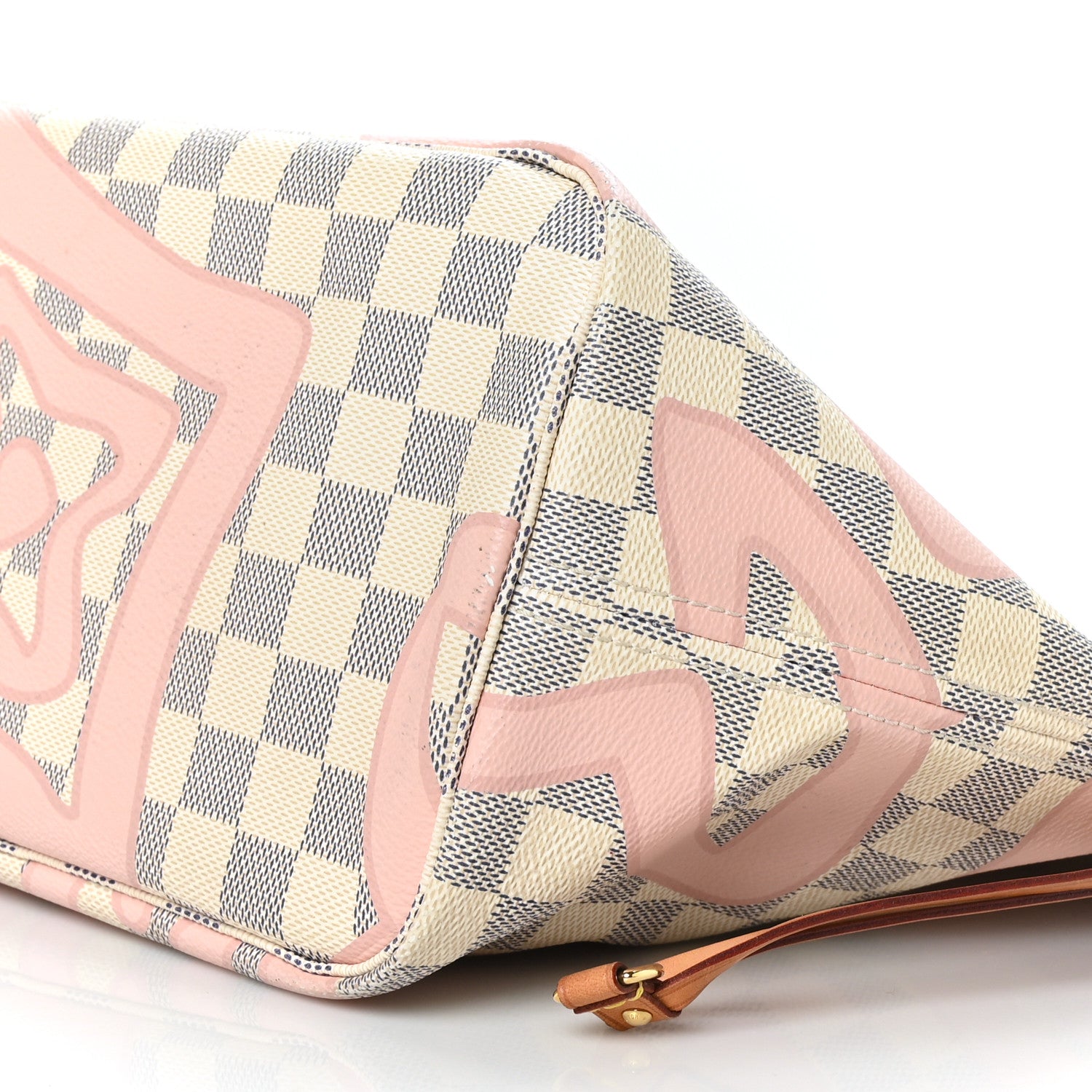 Louis Vuitton Damier Azur Tahitienne Neverfull MM 9 of 11