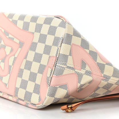 Louis Vuitton Damier Azur Tahitienne Neverfull MM 9 of 11