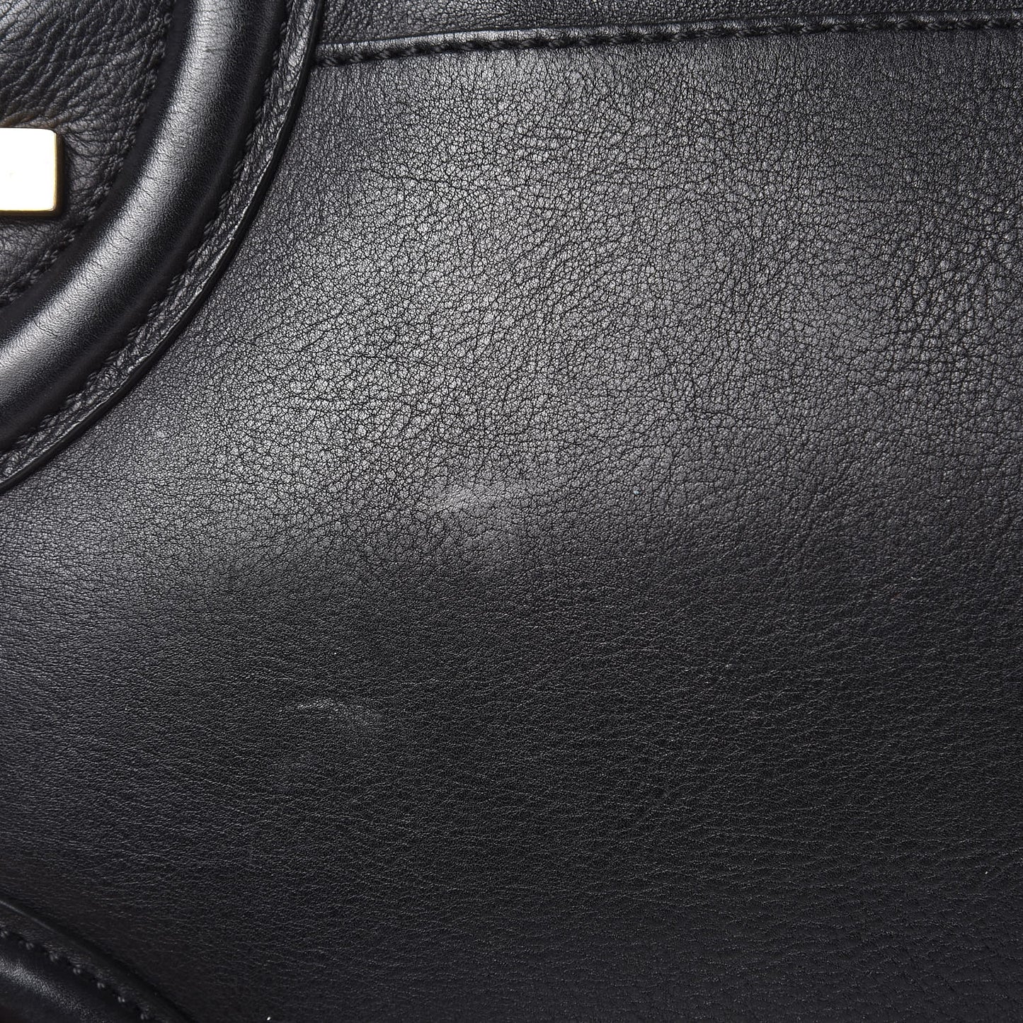 Grained Calfskin Medium Luggage Black