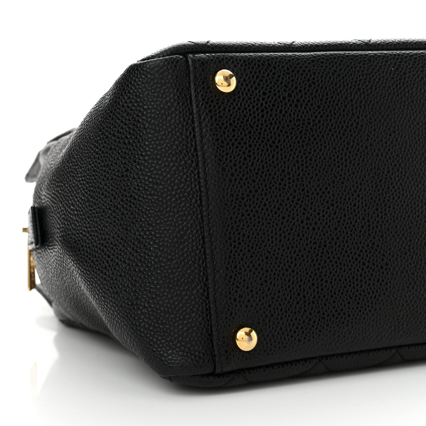 Caviar Quilted Petit Timeless Tote PTT Black