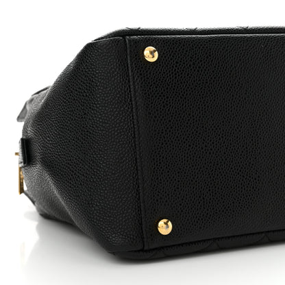 Chanel Caviar Quilted Petit Timeless Tote PTT Black 9 of 10