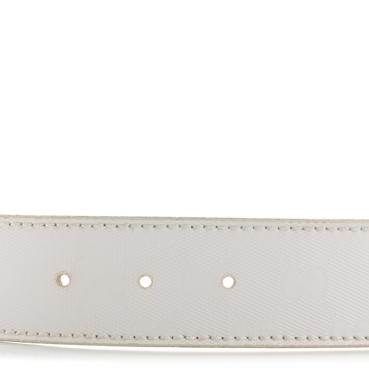 Gucci Imprime Monogram GG Belt 85 34 White 3 of 7