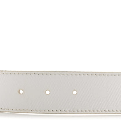 Gucci Imprime Monogram GG Belt 85 34 White 3 of 7