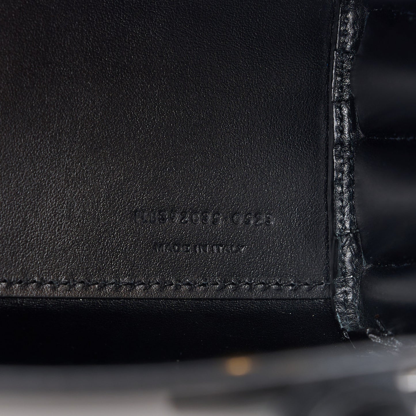 Calfskin Nano Sac De Jour Black