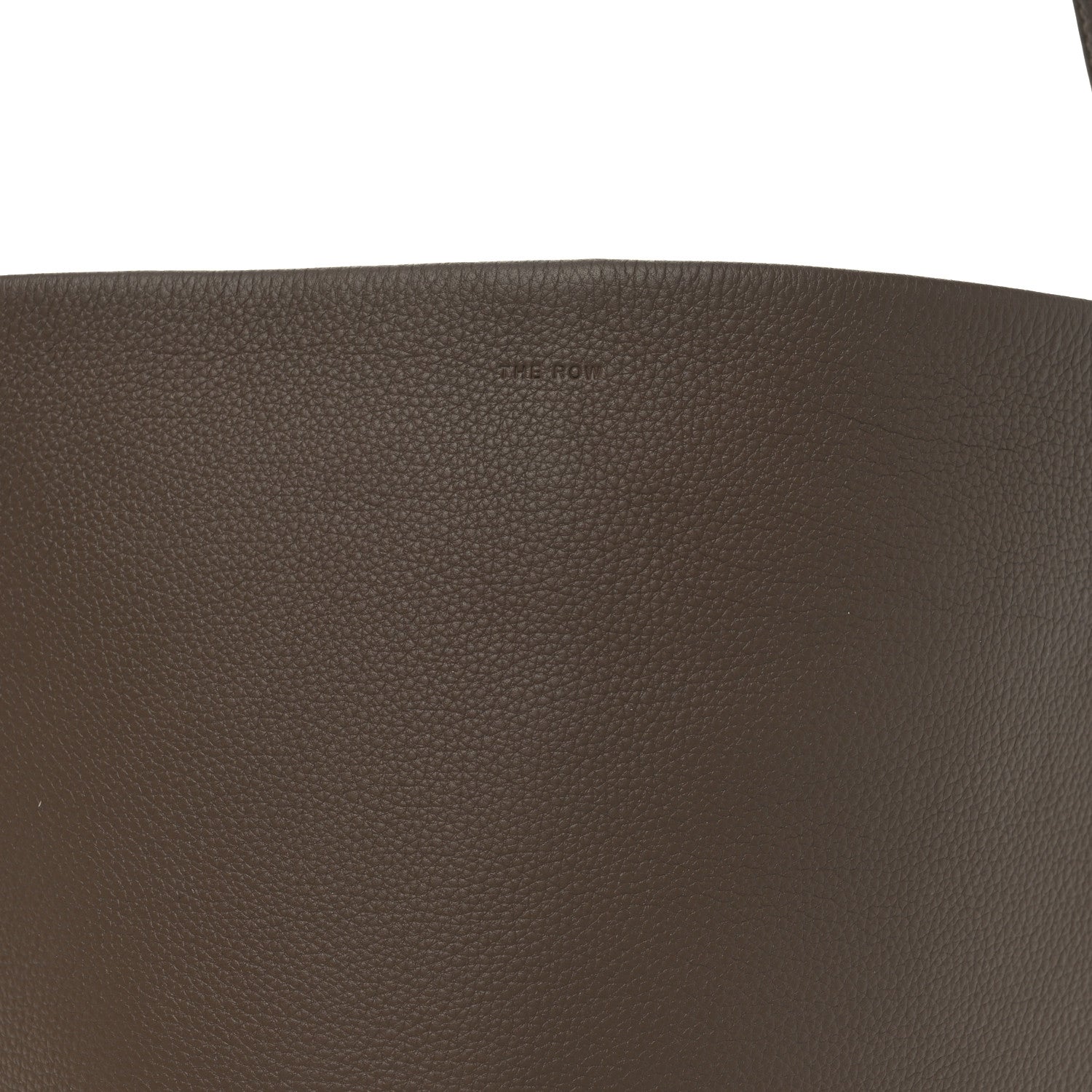 The Row Grained Calfskin Medium N/S Park Tote Dark Olive 8 of 10
