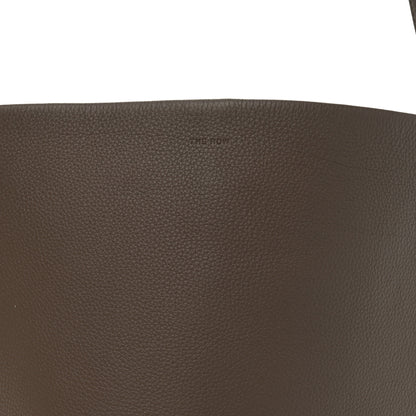 The Row Grained Calfskin Medium N/S Park Tote Dark Olive 8 of 10