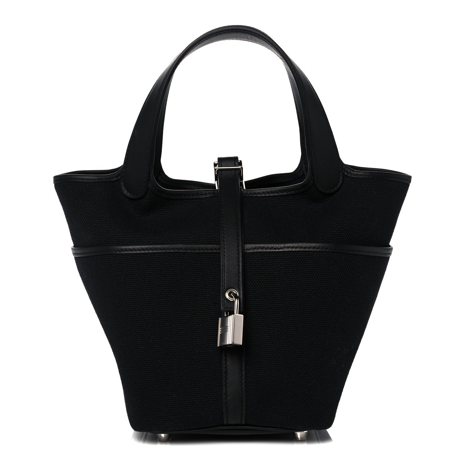 Hermes Toile Goeland Swift Cargo Picotin Lock 18 Black 1 of 10