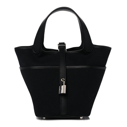 Hermes Toile Goeland Swift Cargo Picotin Lock 18 Black 1 of 10