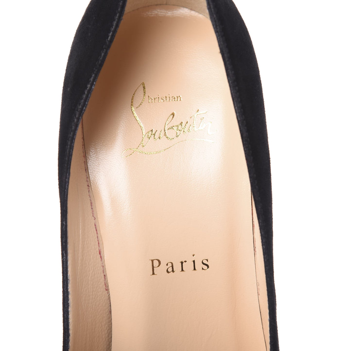 Veau Velours Decoltish 100 Pumps 38 Black