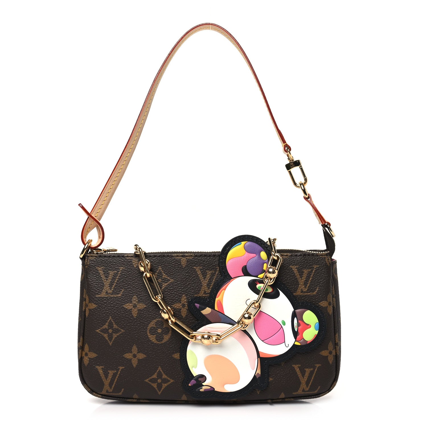 Louis Vuitton LV X TM Monogram Superflat Panda Pochette Accessories 1 of 9