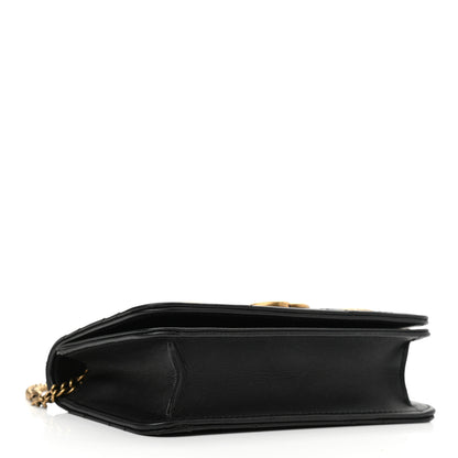 Gucci Calfskin Matelasse Mini Animal Studs GG Marmont Bag Black 4 of 10