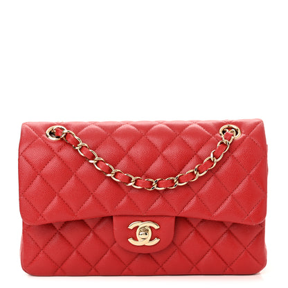 Chanel Caviar Quilted Medium Double Flap Red 1 of 11
