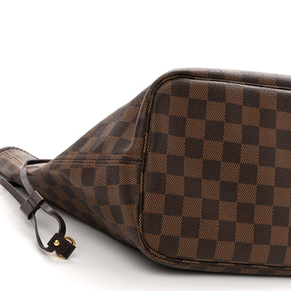 Louis Vuitton Damier Ebene Neo Neverfull MM Rose Ballerine 9 of 10