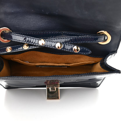 Jimmy Choo Patent Rebel Crossbody Bag Navy 5 of 9