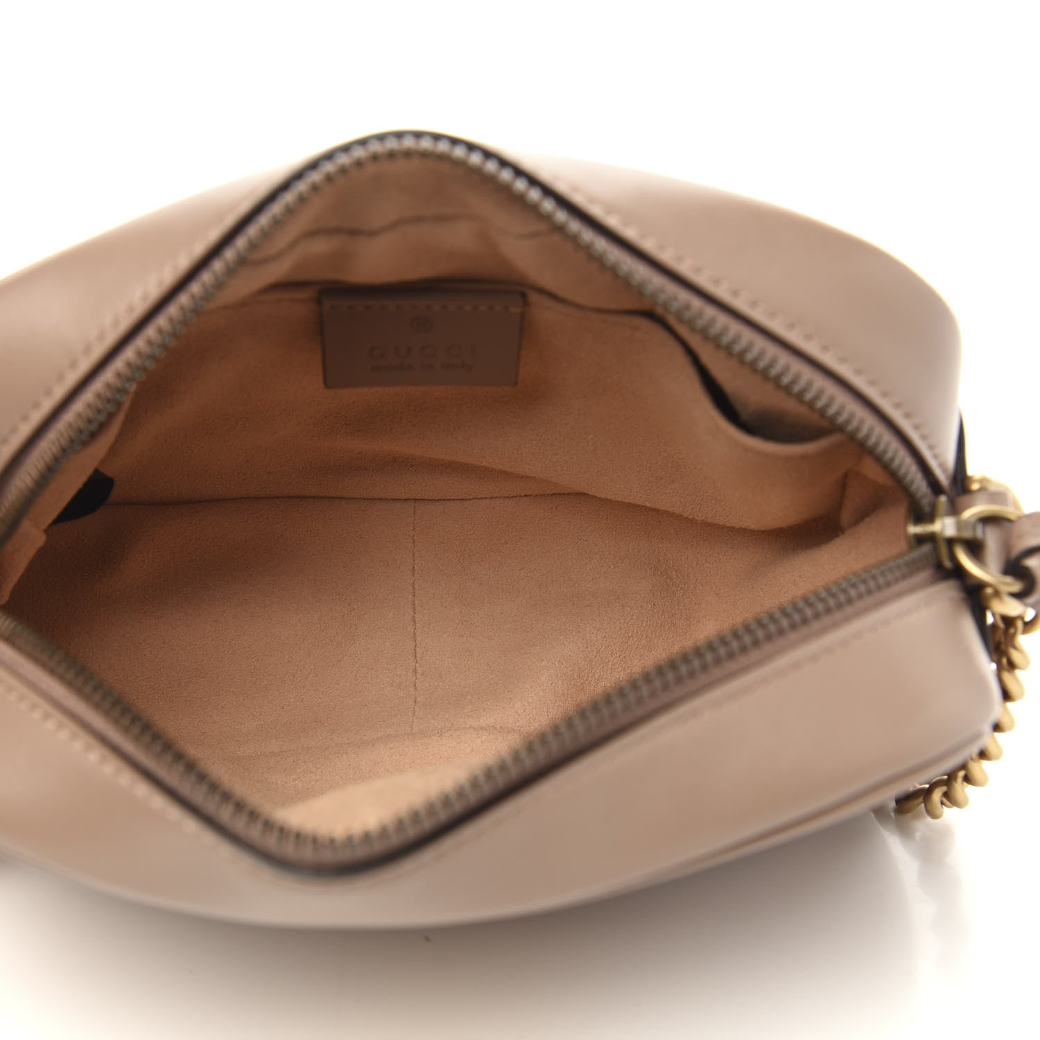 Gucci Calfskin Matelasse Mini GG Marmont Chain Shoulder Bag Porcelain Rose 5 of 11