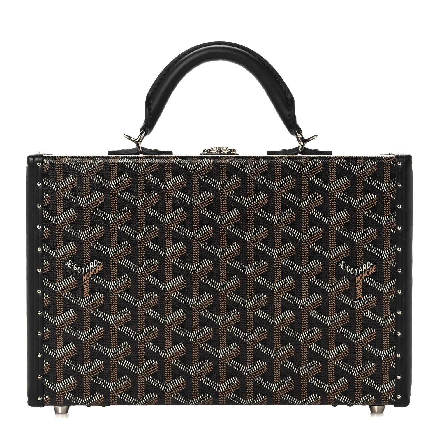 Goyard Goyardine Grand Hotel Trunk Bag Black 1 of 10