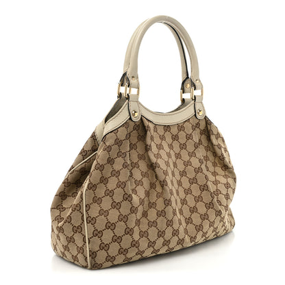 Gucci Monogram Medium Sukey Tote Off White 3 of 21