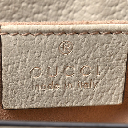 Gucci GG Supreme Monogram Flora Textured Calfskin Small Padlock Tote Beige Ebony Multicolor Mystic White 6 of 11