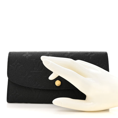 Louis Vuitton Empreinte Emilie Wallet Black Dune 2 of 7