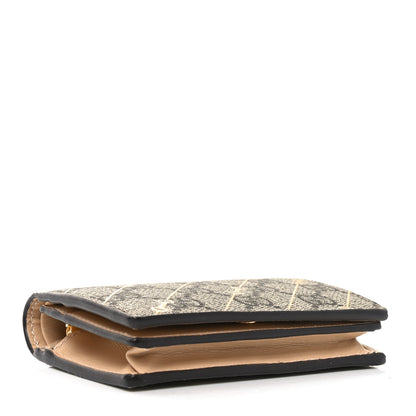 Gucci GG Supreme Monogram Calfskin Horsebit Print Card Case Beige Ebony Light Pink 4 of 8