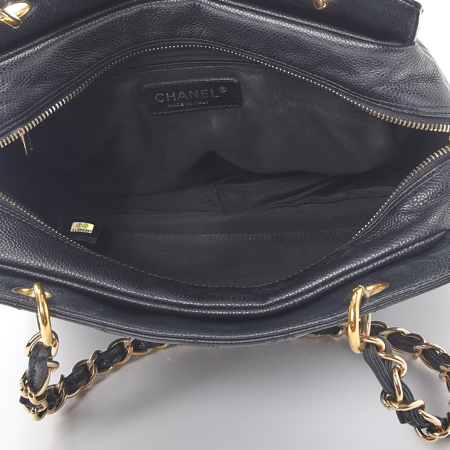 Chanel Caviar Quilted Petit Timeless Tote PTT Black 5 of 8