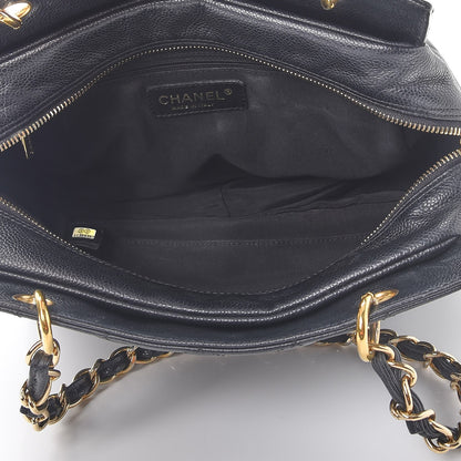 Chanel Caviar Quilted Petit Timeless Tote PTT Black 5 of 8