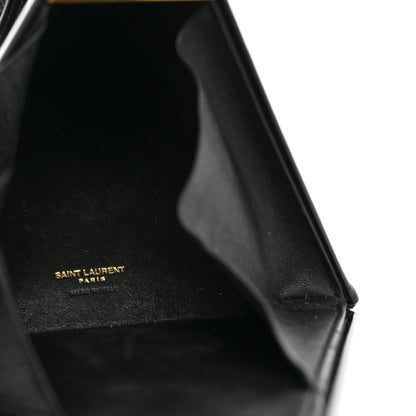 Saint Laurent Patent Pyramid Clutch Black 6 of 10