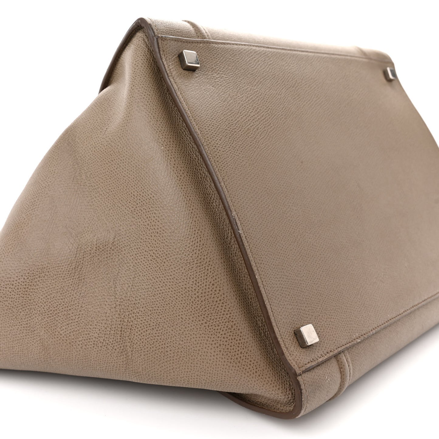 Grained Calfskin Medium Phantom Luggage Taupe