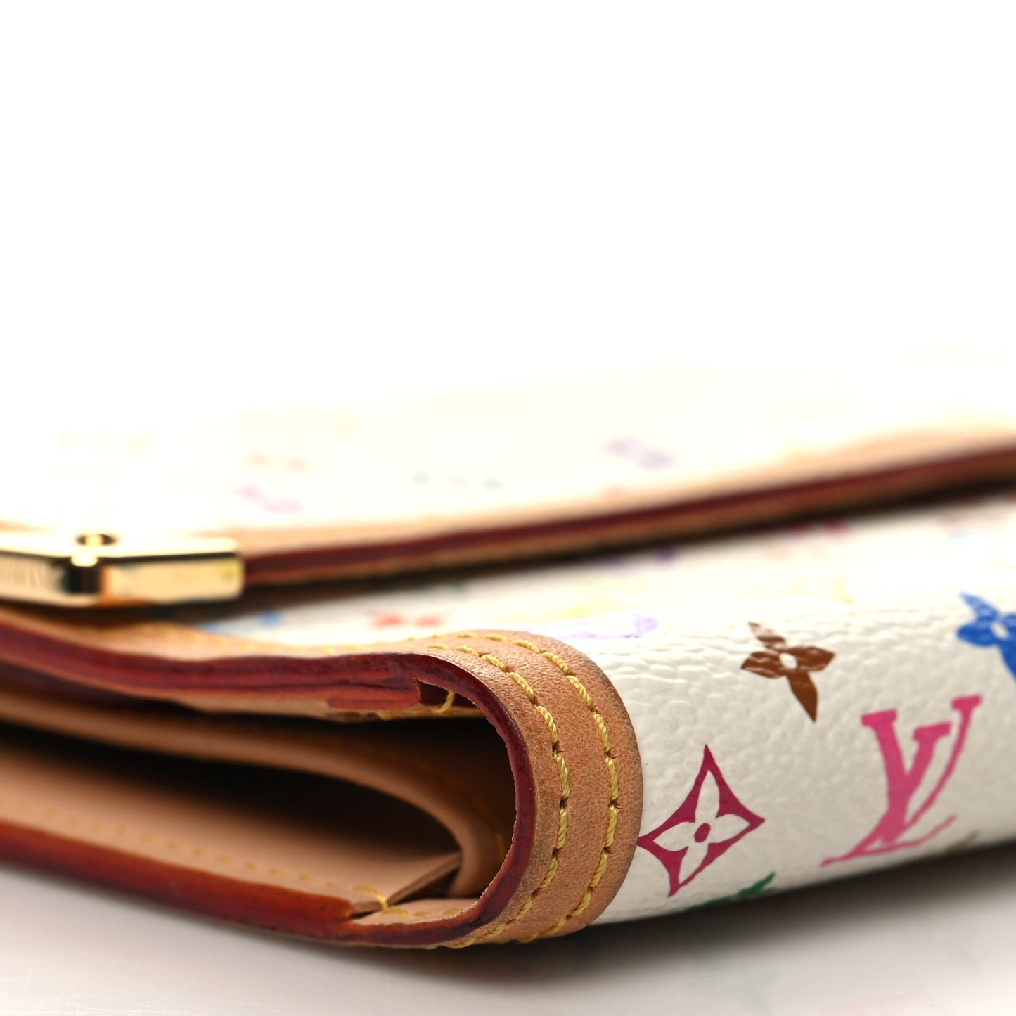 Monogram Multicolor Porte Tresor International Wallet White