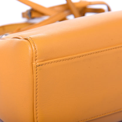 Fendi Nappa Mini Peekaboo Iconic Satchel Giallo Syrup 13 of 25