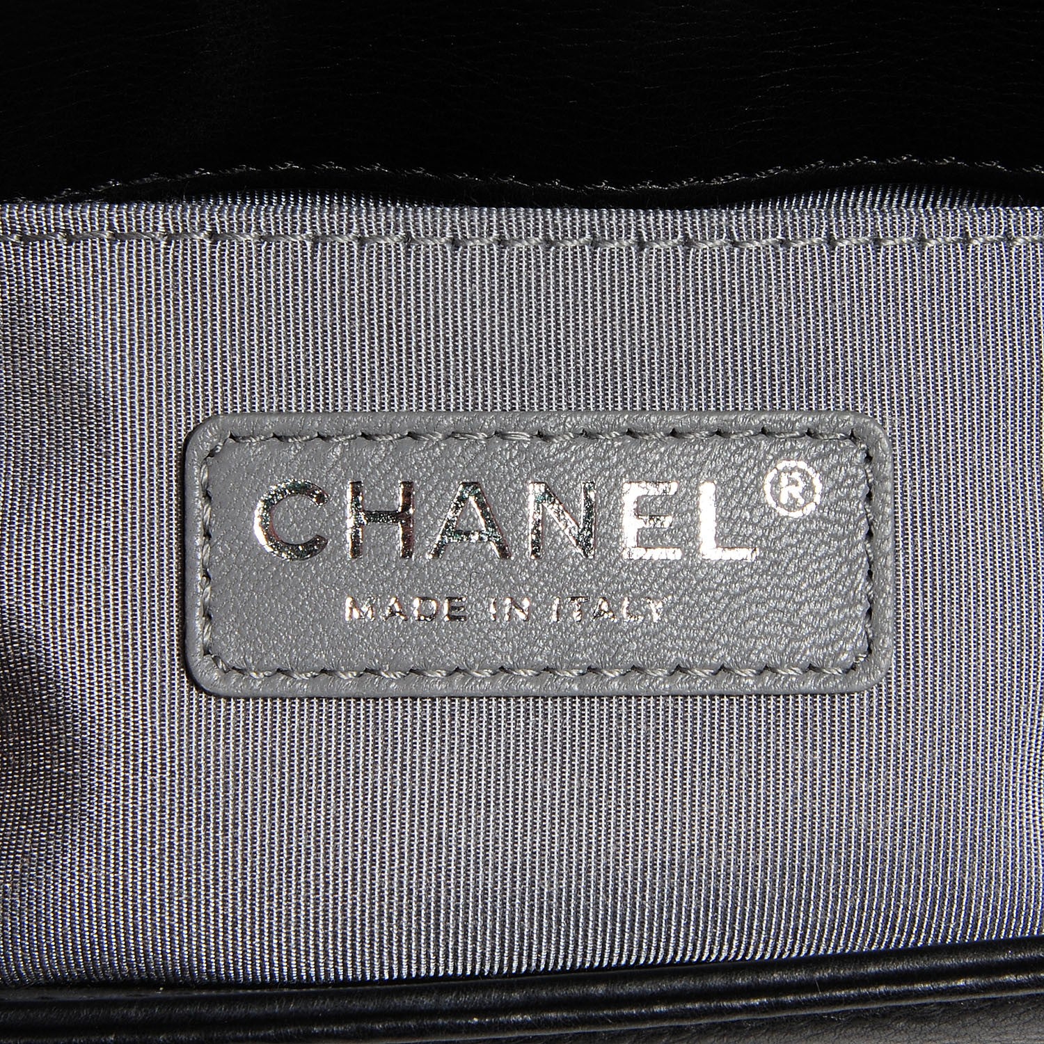 Chanel Calfskin Double Stitch Small Boy Flap Black 7 of 9