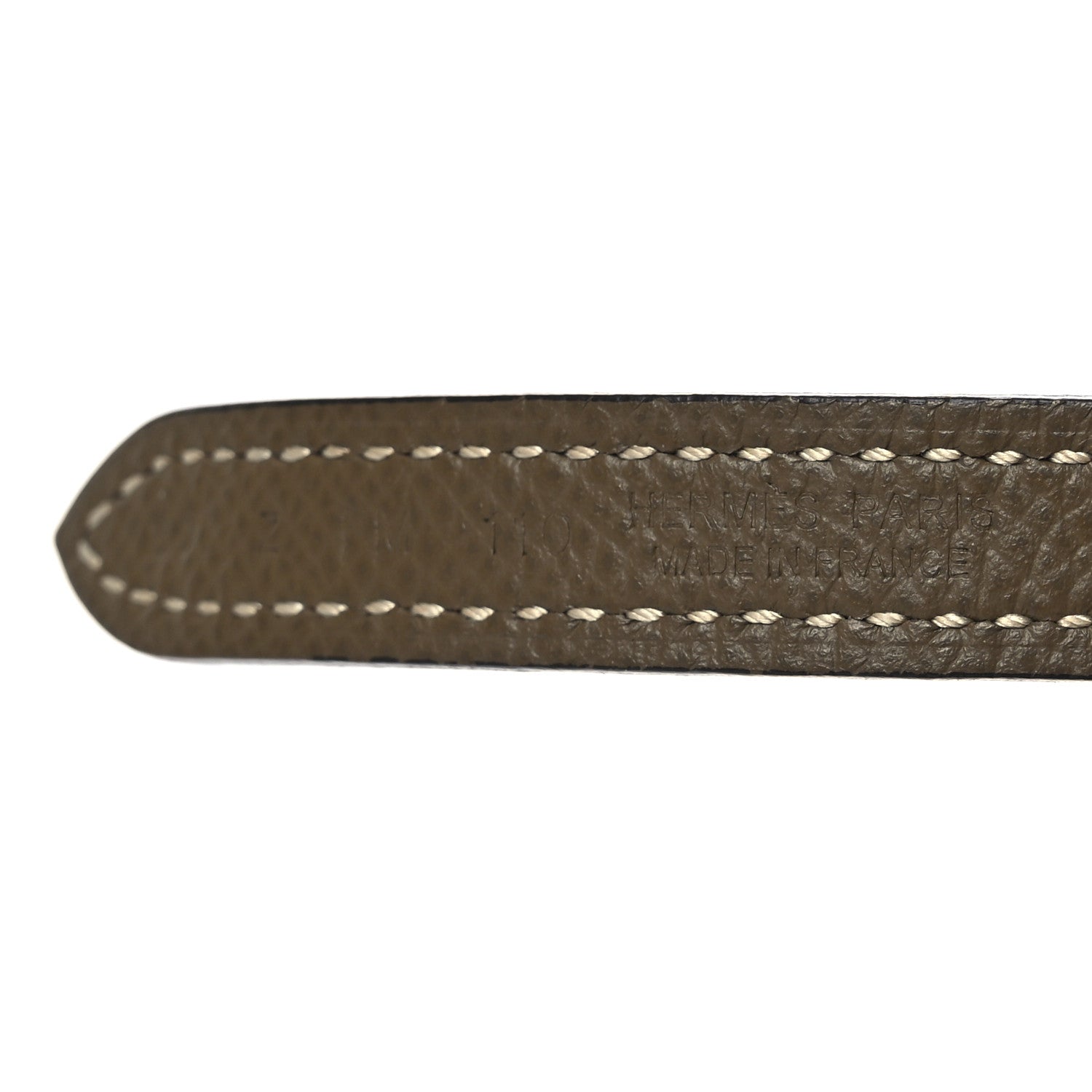Hermes Swift Epsom 13mm Focus 80 32 Belt Black Etoupe 6 of 8