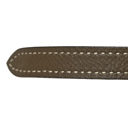 Hermes Swift Epsom 13mm Focus 80 32 Belt Black Etoupe 6 of 8