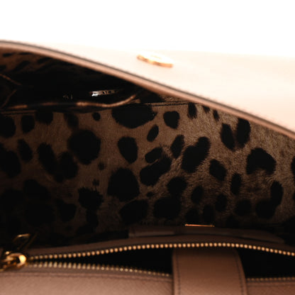 Dolce & Gabbana Dauphine Large Miss Sicily Satchel Dark Beige 5 of 9