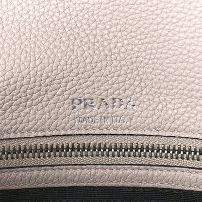 Prada Vitello Daino Soft Flap Crossbody Ninfea 5 of 9