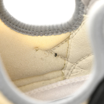 Chanel Fabric Suede Calfskin Mesh Womens CC Sneakers 38.5 Black Dark Grey White Light Grey 9 of 11