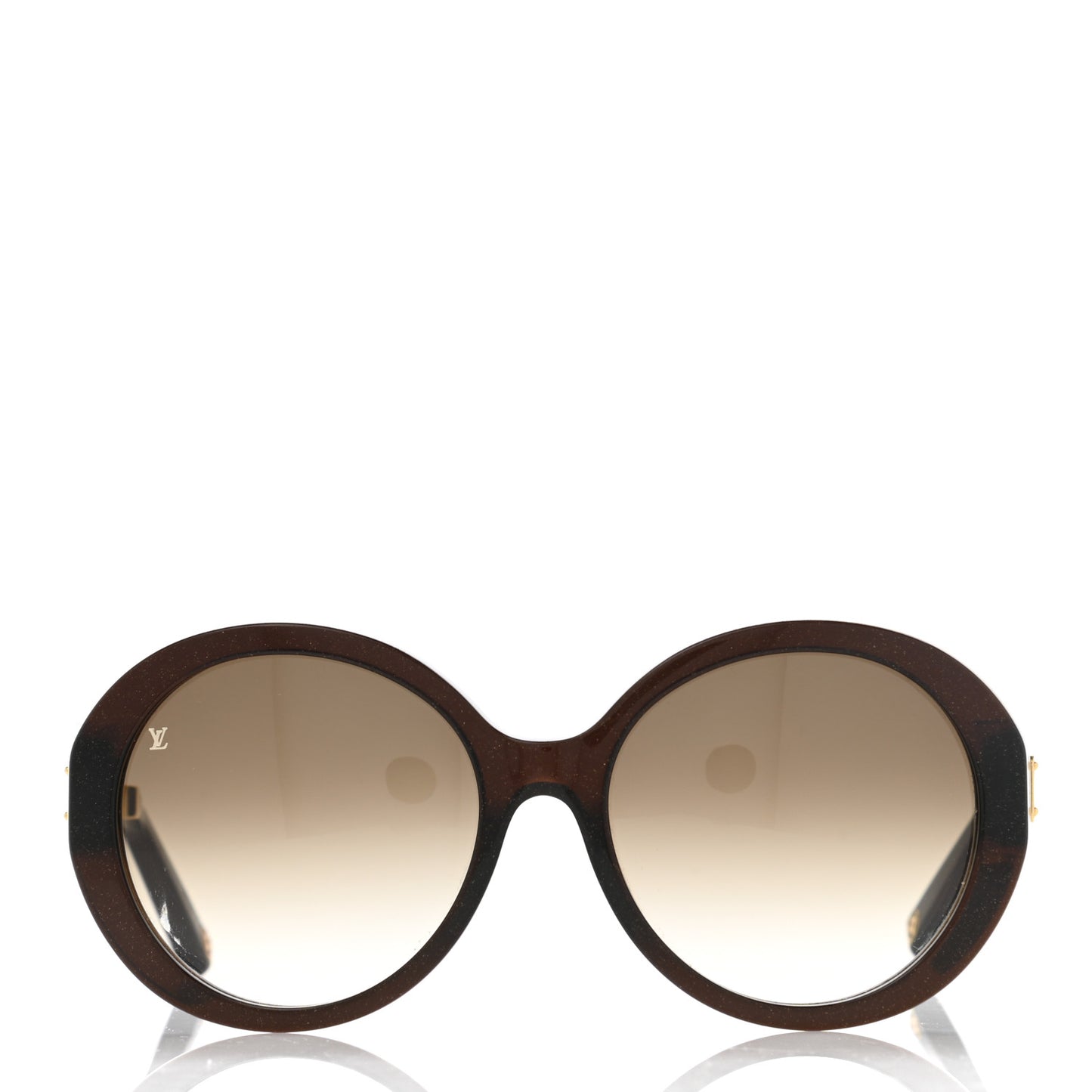 Petit Soupcon Rond Sunglasses Z0490W Brown Glitter