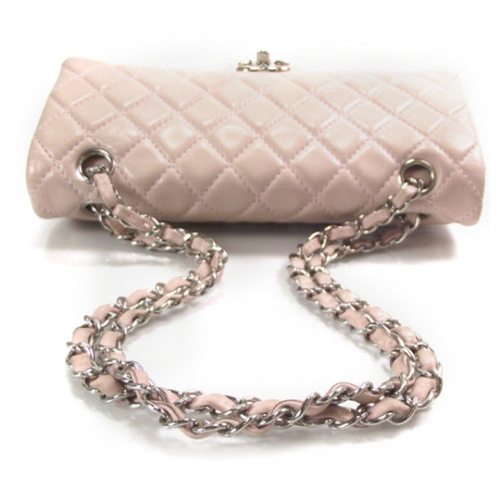 Chanel Lambskin Medium Double Flap Light Pink 6 of 12