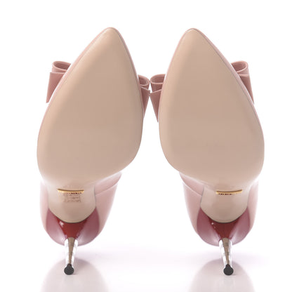 Gucci Patent GG Bow Sadie Spike High Heel Pumps 37 Perfect Pink 5 of 10