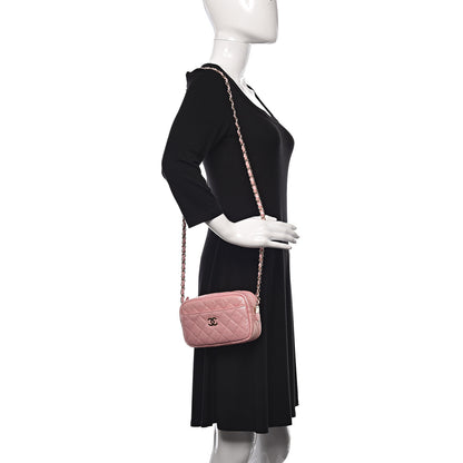 Chanel Iridescent Caviar Quilted Small Timeless Camera Case Pink 2 of 11